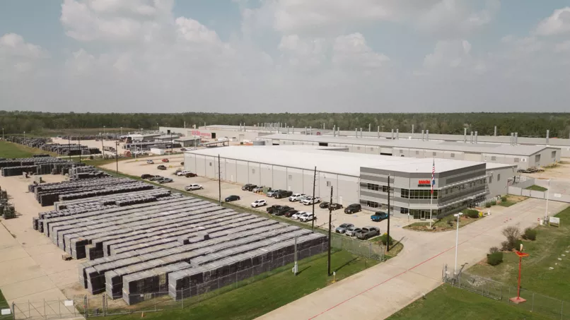 North Lake Houston facility and scaffold yard